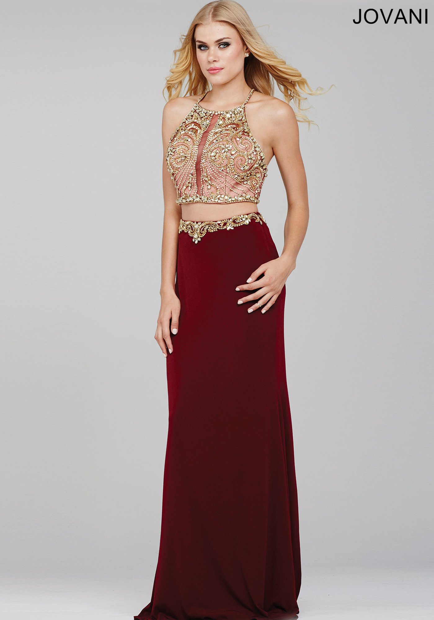 Buy > jovani maroon dress > in stock