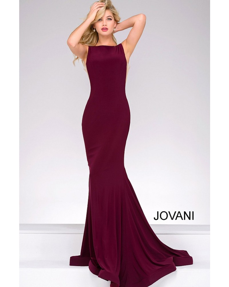 jovani maroon dress